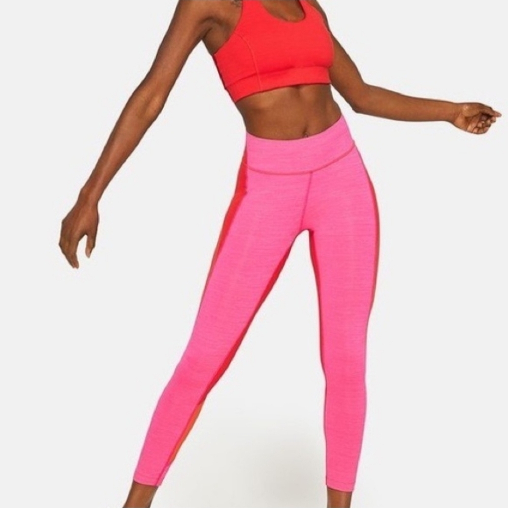 Outdoor Voices TechSweat 7/8 Zoom Leggings Size M Gym Workout Multicolor